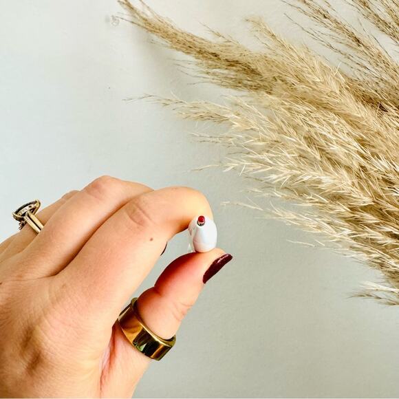 NEW POSHMARK Pink Maroon Logo Pen Black Ink White Cutout Body Clip Rubber Tip - Picture 2 of 8